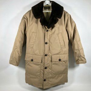VTG Eddie Bauer Down Fill Parka Faux Fur Jacket